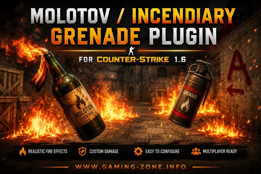 molotov incendiary granade plugin for cs 16
